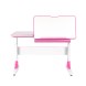 Комплект Anatomica Study-100 парта + кресло белый/розовый с розовым креслом Funken
