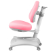 Комплект Anatomica Genius парта + кресло + надстройка + выдвижной ящик + подставка для книг белый/розовый с розовым креслом Robin